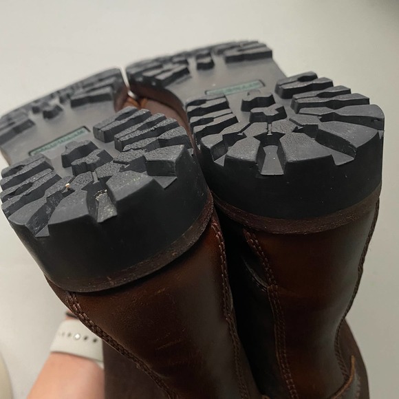 Cole Haan Country Brown Leather Lace Up Boots, Women's Size 8.5 Nr - Picture 10 of 15